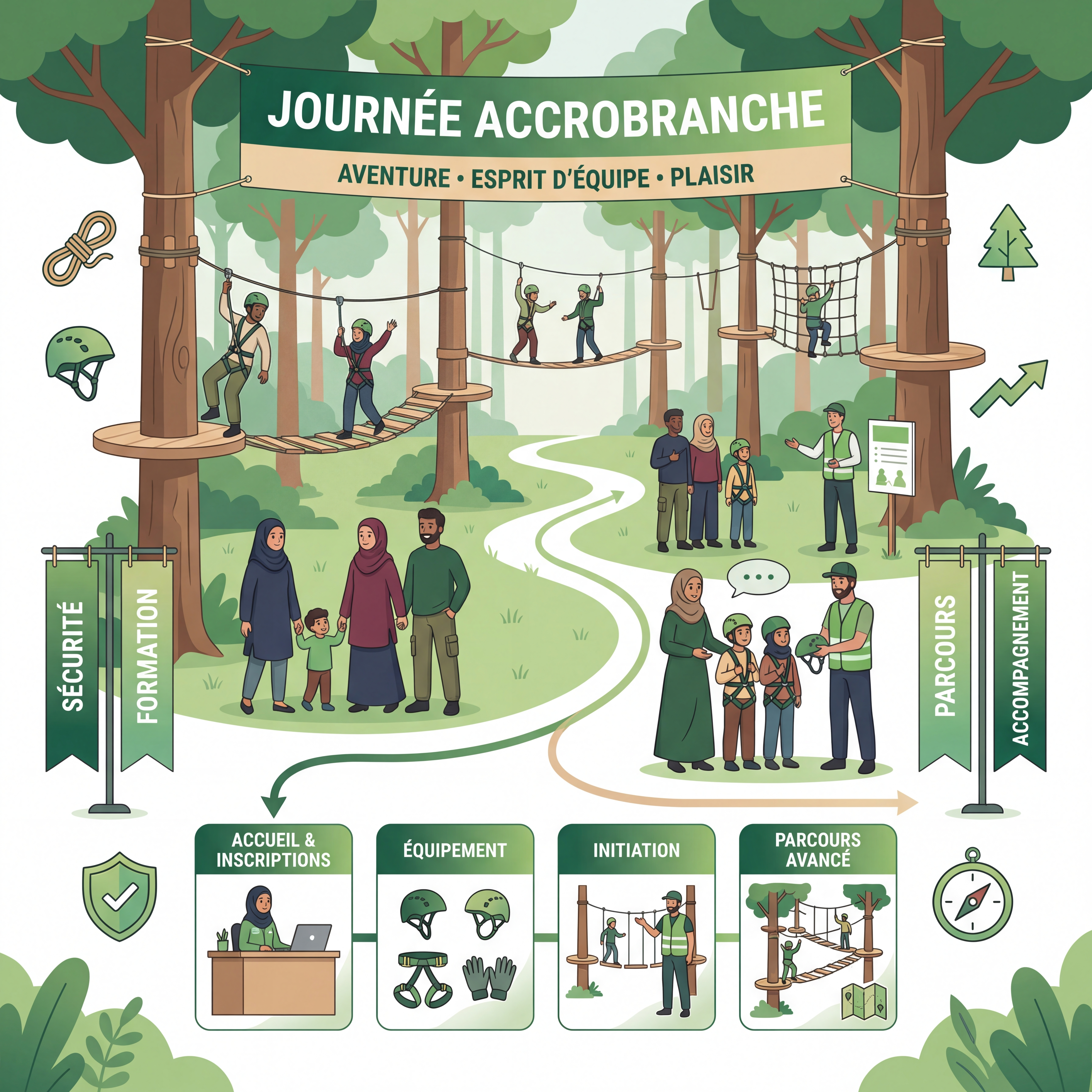 Journée Accrobranche GoUp!